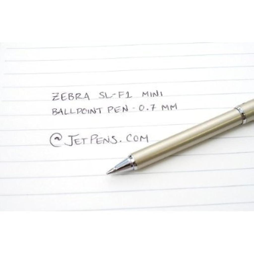 Zebra Ballpoint Pen Silver Oil-Based SL-F1mini BA55-S