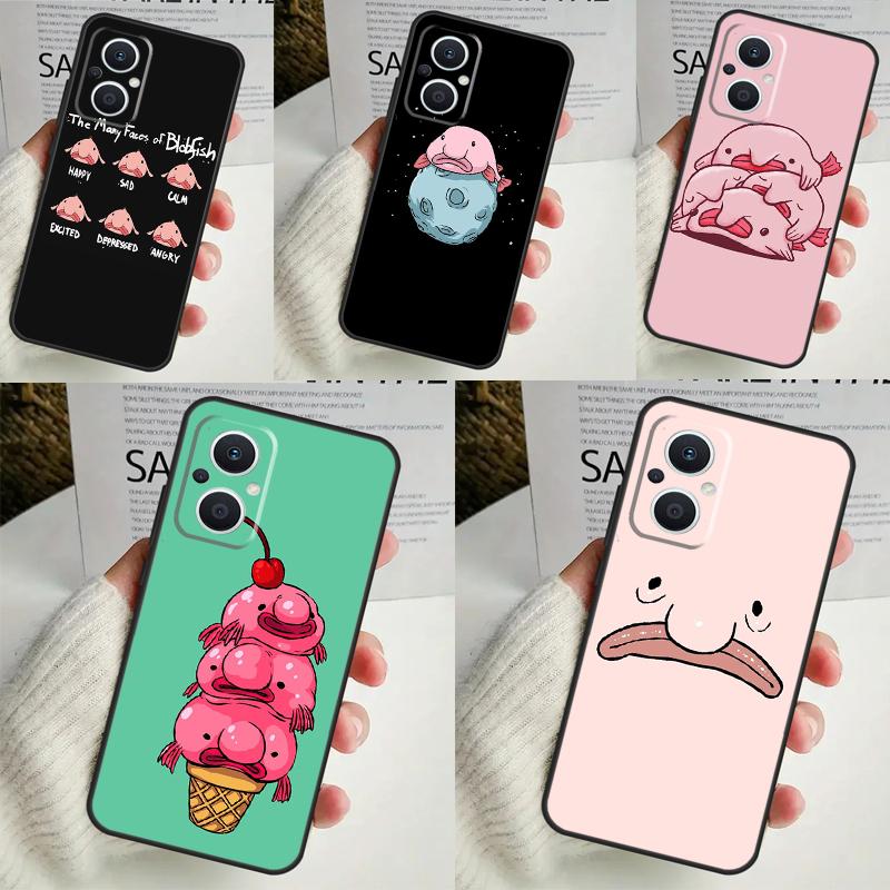 Blobfish For OPPO Reno 11 F 10 Pro 4Z 5Z 8T 4 5 6 7 8 Lite OPPO Find X3 X6 Pro X2 Neo X5 Lite Case