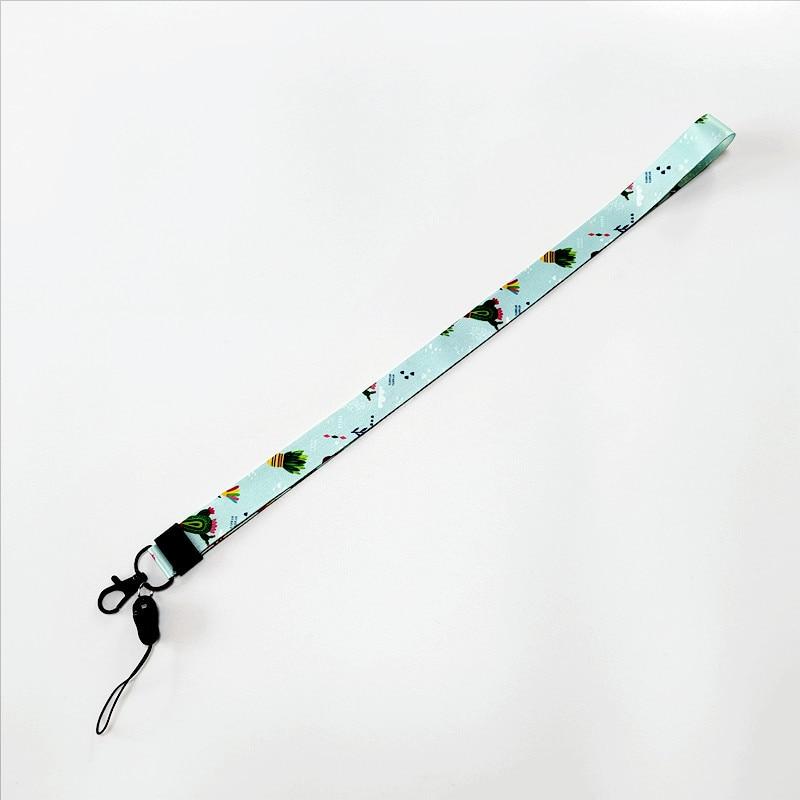 Модные цветы серии Пряжка Ремешок Значок Идентификатор Ремешки Телефон Веревка Ключ Ремешок Шейные Ремни Аксессуары