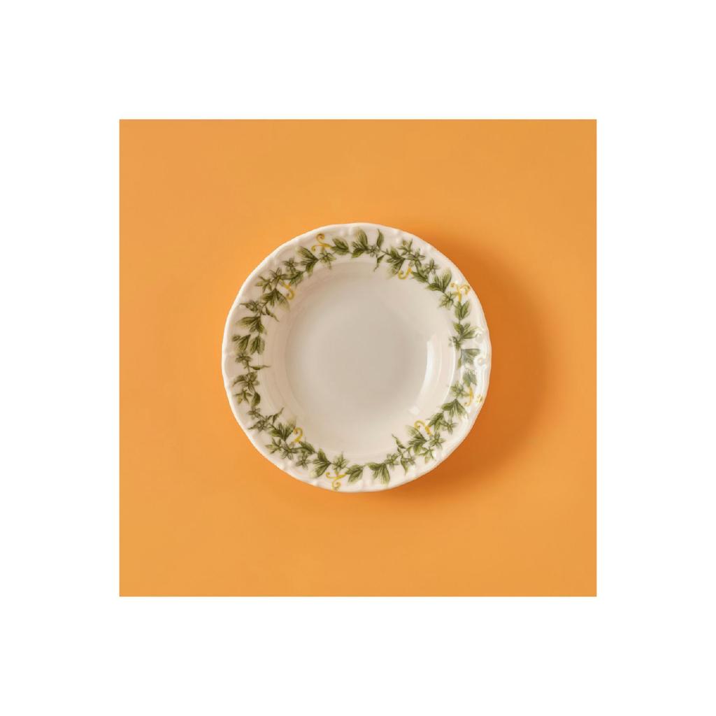 Sicilia Porcelain 24 Piece Dinner Set For 6 Persons Green