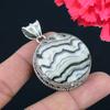 Prairie Agate Gemstone Pendant Solid 925 Sterling Silver Pendant Jewelry Gift For Unisex