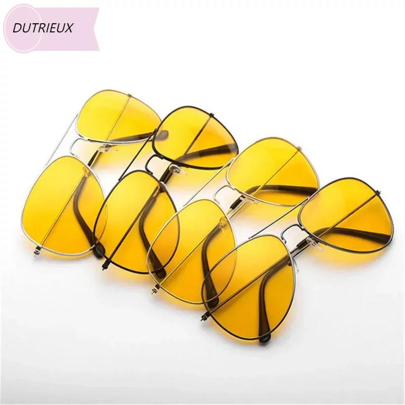 Men's Sunglasses Car Drivers Night Vision Goggles Anti-Glare Yellow Sun glasses Women Driving Glasses2