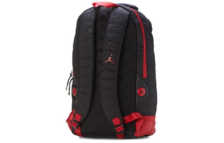 Jordan Полиэстеровый Баскетбольный Рюкзак Унисекс Черно-Красный 9A1898-KR5