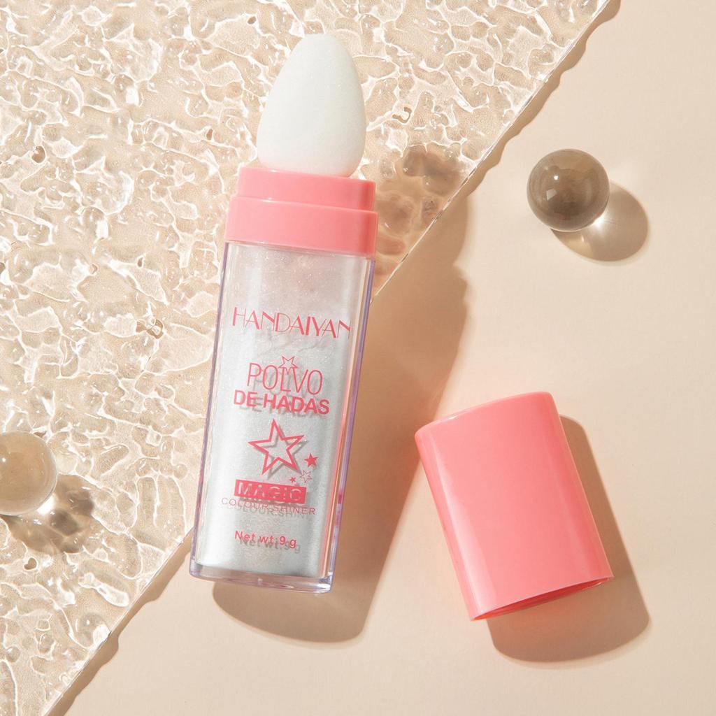 3 цвета, пудра-хайлайтер Polvo De Hadas, блестящая пудра, мерцающая контурная румяна, пудра для макияжа для лица, тела, 9 г