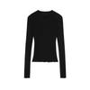 JNBY 2024 Spring Round Neck Wool Knit Sweater