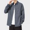 Men's Trendy Hong Kong Style Loose Fit Long-Sleeve Shirt Jacket for Autumn