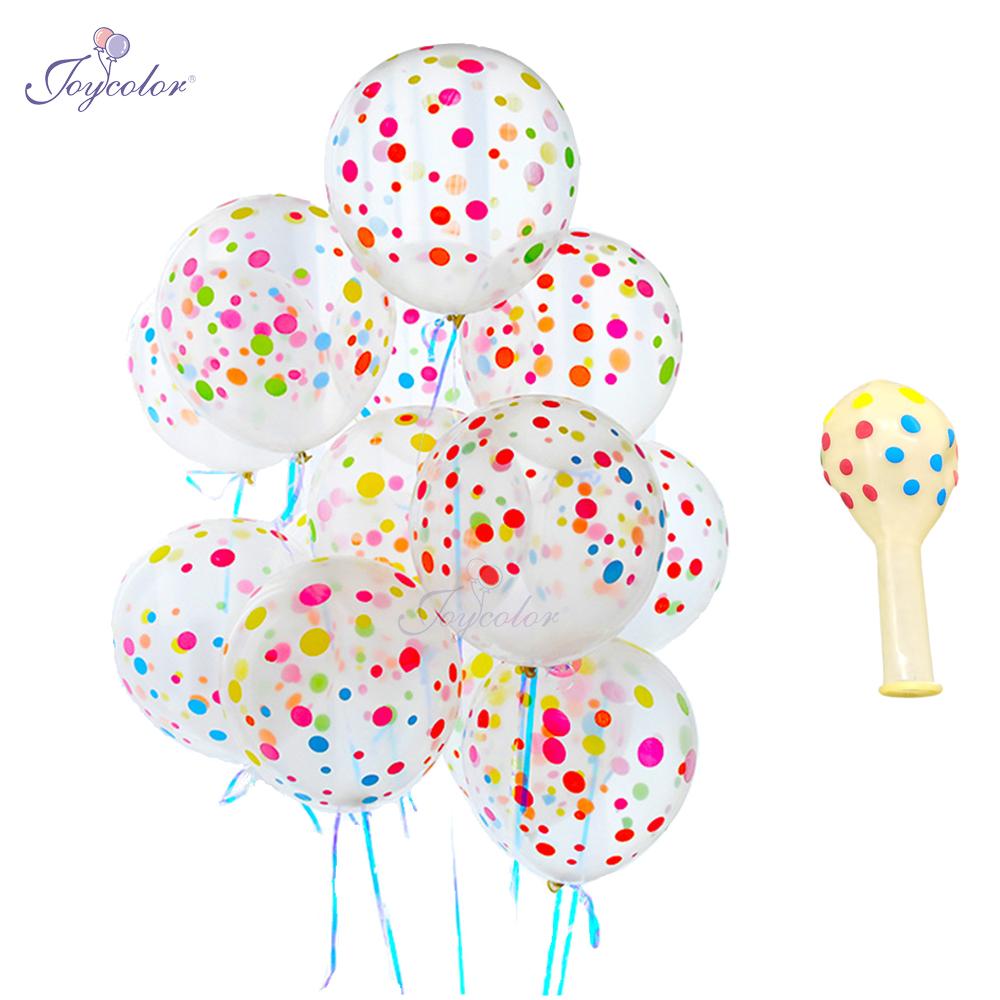 High Quality Polka Dot Printed Custom Decoration 12 Inch Clear  Latex Balloon/Baloon/Ballons