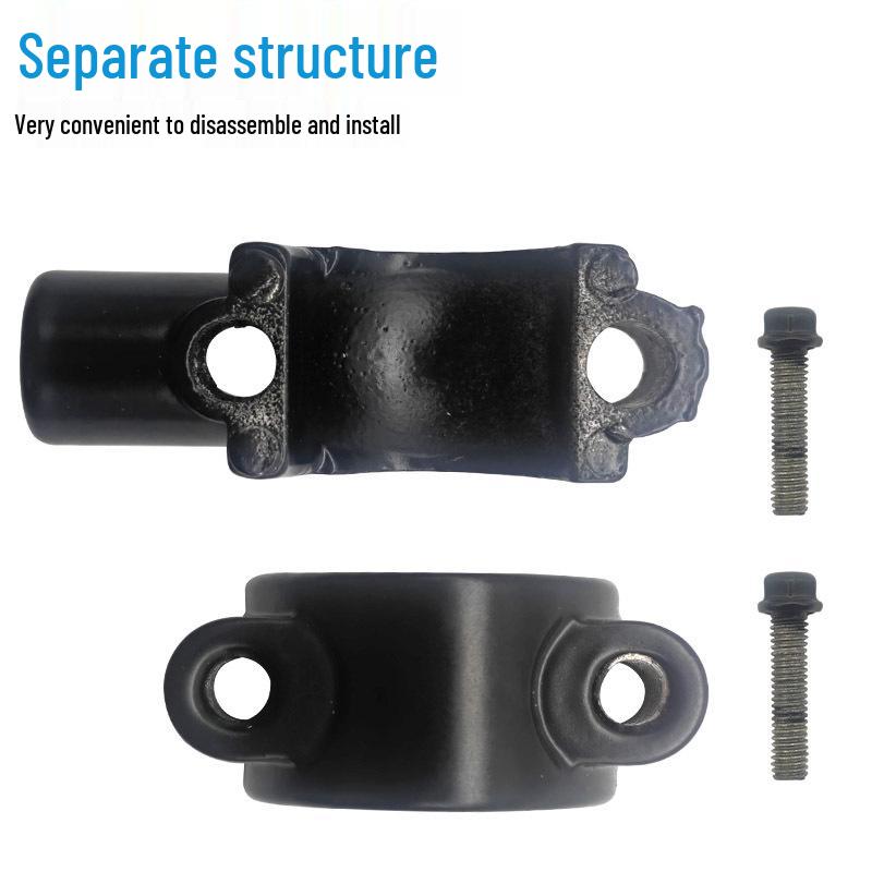 Universal Electric Bicycle Rearview Mirror Bracket, Reflective 8/10mm Fixing for Reversing Mirror Seat