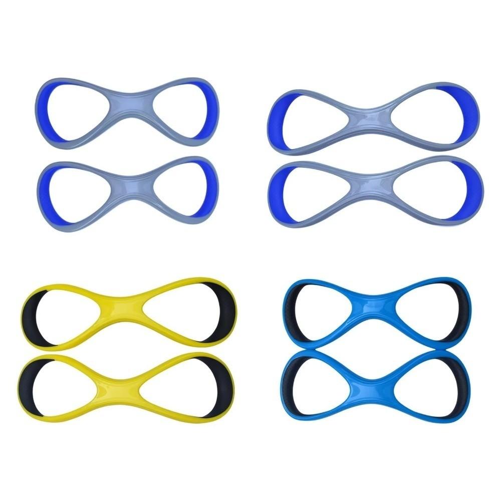 8 Shape Swimming Paddles High Elbow Design Wear Resist Forearm Fulcrum Fin Teaching Auxiliary Practice Correction Webbed Glove 4