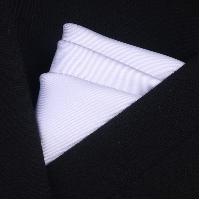 Men'S Suit Pocket Scarf Square Scarf Men'S Shirt Handkerchief Scarf Dress Suit Chest Scarf Silk Scarf Chest Scarf Small White