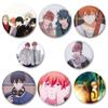 32/44/58mm Round Anime Given Pins Handmade Brooch Satou Mafuyu/Uenoyama Ritsuka Cartoon Badge On Backpack Jewelry Accessories Gifts