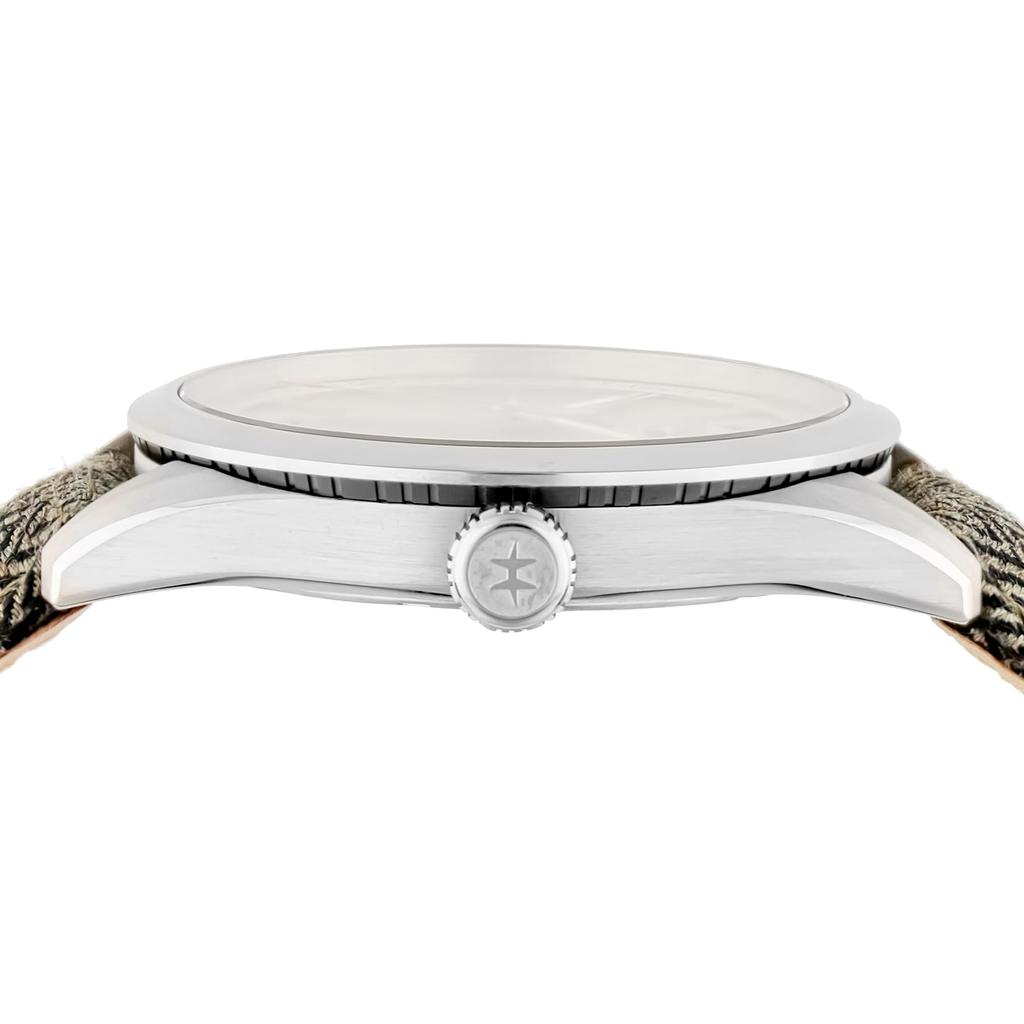 Часы Broadway Day Date Quartz Broadway Серебряный циферблат Нержавеющая сталь Сапфировое стекло Кварцевые водонепроницаемые 5 ATM 40MM Swiss Watch H43311985 Хаки