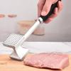 Square Head Loose Meat Hammer Long Handle Meat Beating Tool Practical Beef Tenderizer  Steak