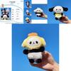 Cute Plush Keychain Adorable Panda Stuffed Toy For Students And Bags High Quality