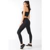 Extra High Waist Plain Classic Steel Fabric Leggings