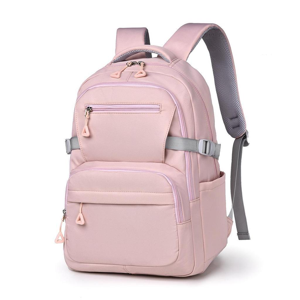Korean Style Large Capacity Student Backpack - Simple Design for Junior High and College Students