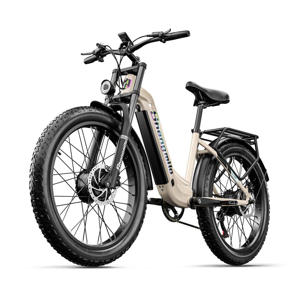 Bicicleta Eléctrica Shengmilo S700 Doble Motor 2000W, 50 km/h, 80-90km Autonomía, Batería Samsung 48V 17.5AH, Frenos Hidráulicos