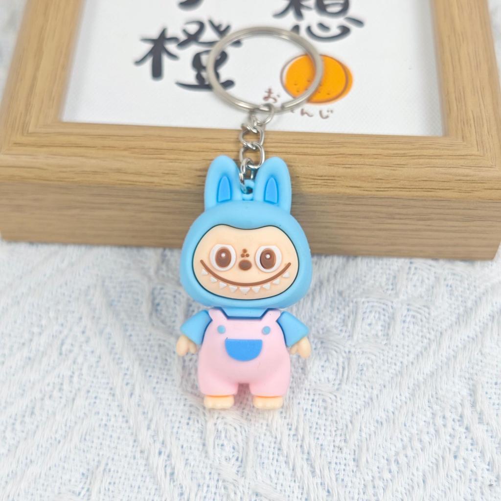 Creative Cartoon Labfabric Keychain Cute Doll Car Pendant Keychain Gift Bag Pendant