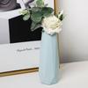 Imitation Ceramic Flower Vase Diamond Design Flower Arrangement Fashion Flower Pot  Living Room