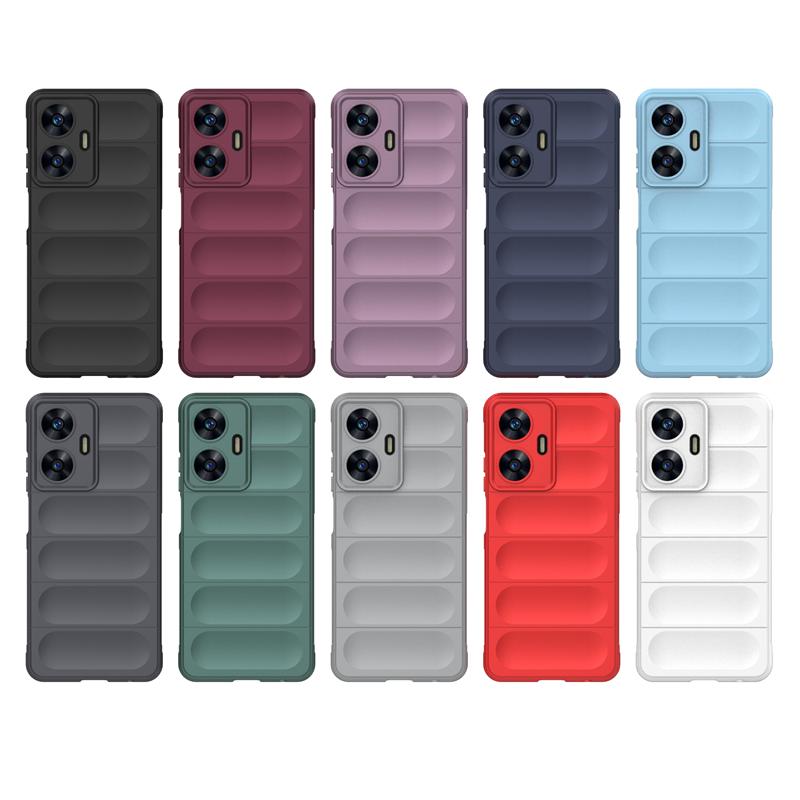 For Realme C55 Case Cover OPPO Realme C55 Capa New Shockproof Armor Back Bumper Soft TPU For Fundas Realme C55 C 55 Cover