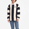 Levis Striped Long Sleeve Polo Shirt Men Tops Blue White 35981-0007