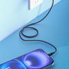 Зарядный кабель USB C PD100W Тип C на Тип C 1 м Быстрая зарядка Плетеный нейлон Для мобильных устройств