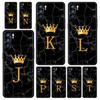 Чехол для телефона для Oppo A54 A53 A52 A9 A15 A95 A17 A16 A76 A74 A57 A31 Find X6 X5 Reno8 Reno7 Reno6 Pro 5G Чехол Корона Буква A от Z