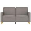 VidaXL Canapé à 2 places Taupe 120 cm Tissu 359477