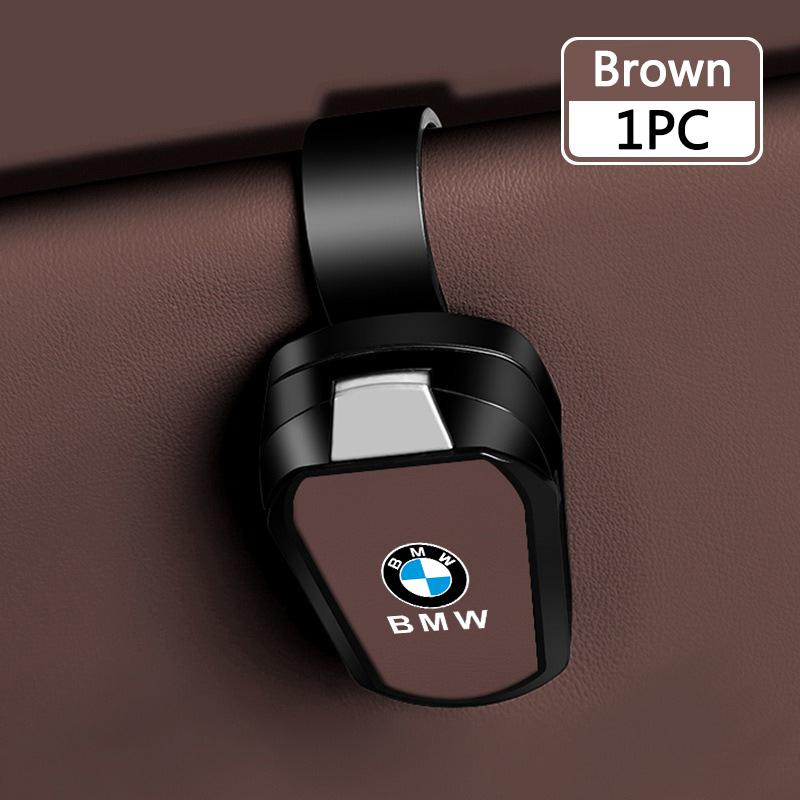 IQJD2 Car Sun Visor Glasses Holder Organizer Anti-Slip Eyewear Clip for BMW 2 5 6 7 Series F20 G20 G30 X1 X3 X4 X5 X6 F15 G05 Sticker