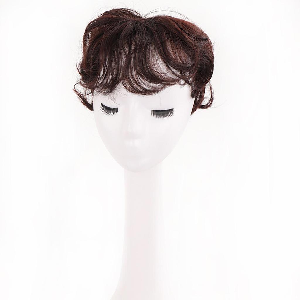 Синтетическая женская челка, короткие волосы, верхняя часть вьющихся волос, челка для парика, заколка для парика, верхние волосы, сменные волосы натурального плетения