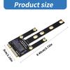Адаптер PCIE - NVME Плата преобразователя платы расширения Райзеры Поддержка 2230 2242 2260 2280 NVME PCIE M Key