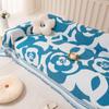 Modern Throw Camping Picnic Blanket MAT Camellia Sofa Cover Mat Throw Blanket Living Room Three Seats Sofa Position