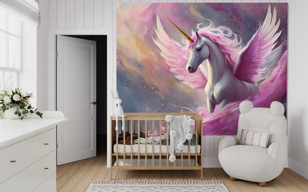 Wallpaper Pink unicorn