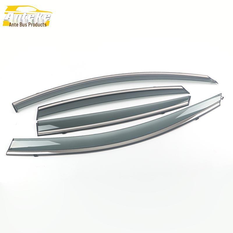 3D Stainless Steel Rain Guards for 08-12 Teana: Bright Strip Deflector Trim Accessories