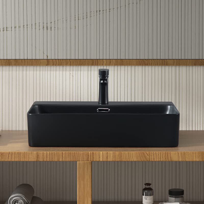 LUYI черный набор для умывания, умывальник, таз для мытья рук 605x420x130 мм