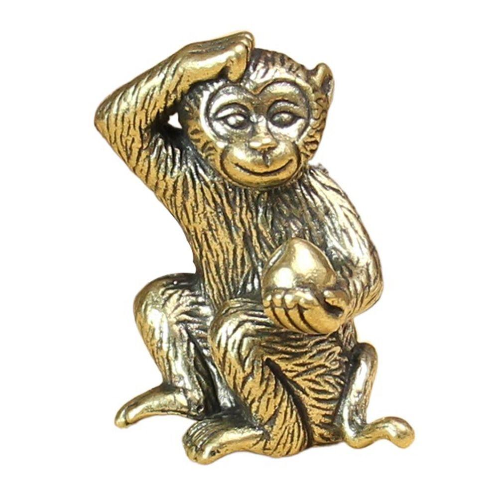 Ornaments Bull Ornament Sculpture Copper Miniatures Figurines Home Office Decoration Copper Statue