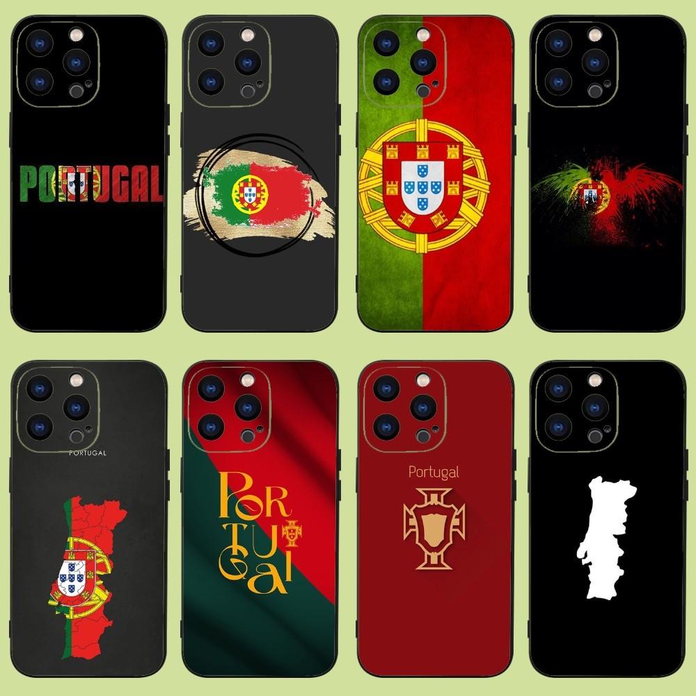 Чехол для телефона с флагом Португалии, Португальская страна, для iPhone 15,14,13,12,11 Plus,Pro,Max,XR,XS,X,7,8 Plus,SE,Mini, силиконовый, мягкий