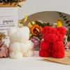 Rose Bear Scented Candle Bow Rose Love Bear Home Decoration Wedding Gift Handmade Modeling