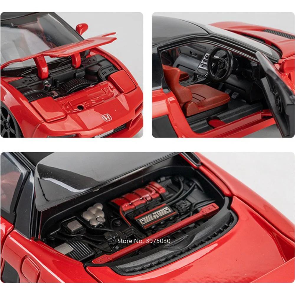 1:32 Honda NSX Models Cars Toy 5 Doors Opened Miniature Vehicles with Light Music Pull Back Toy Car Children's Educational Toys ahn256
