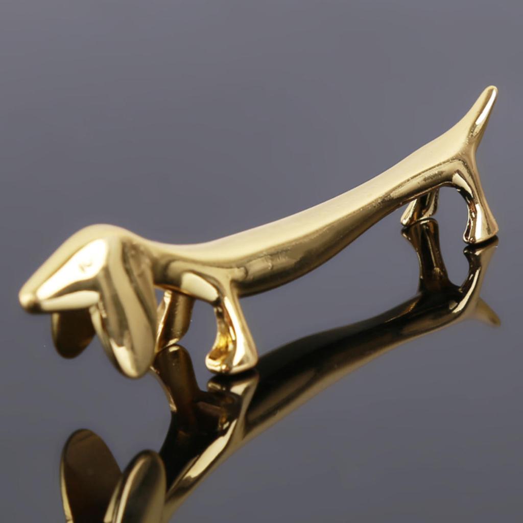 Прекрасная маленькая собачка подставка для палочек для еды искусство ремесло нержавеющая сталь декор