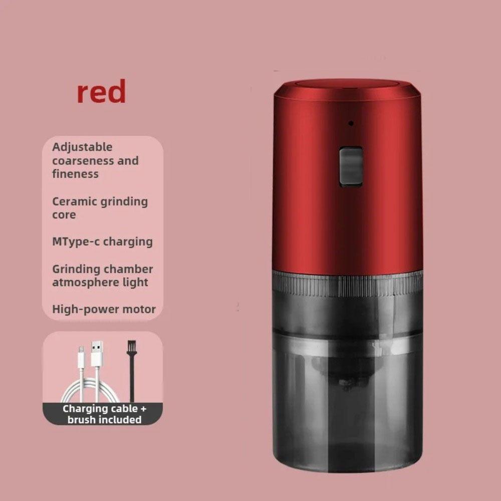 Перезаряжаемая USB кофемолка Полностью автоматическая электрическая кофемолка Дорожная