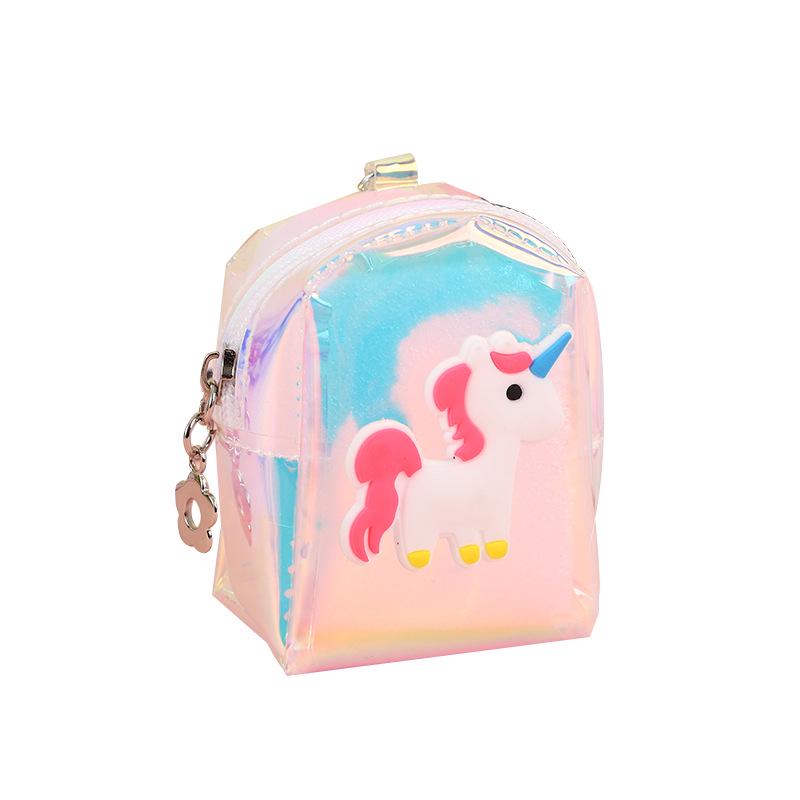 Милый мультяшный мини-кошелек для монет и брелок для ключей в корейском стиле