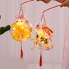Glowing Mid-Autumn Festival Lantern DIY Chinese Light-Up Bunny Lantern Props