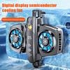 Semiconductor Dual Cooling Fan Radiator USB Phone Cooler Smartphone LCD Temperature Display Heat Sink Mobile Phone Gamer