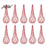 Heavy Duty Melon Hammock 10Pcs Watermelon Sling Nets, Weatherproof Reusable Holder Durable Polyester Fruit Mesh, Support Hammocks for Cantaloupe