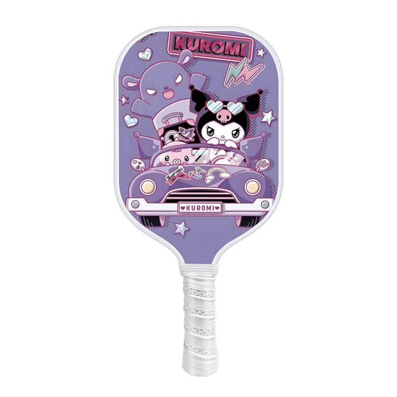 Children's Cartoon Fiberglass Pickleball Paddle Set