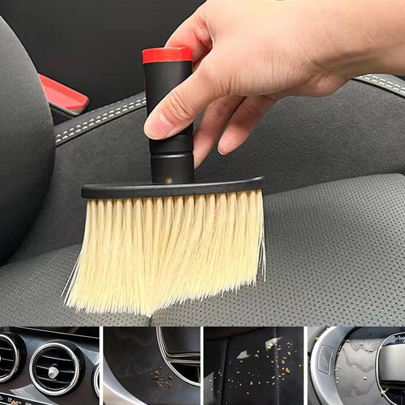 Brosse de lavage de voiture, dépoussiéreur, sortie de climatiseur de voiture, brosse de dépoussiérage, brosses à poils souples