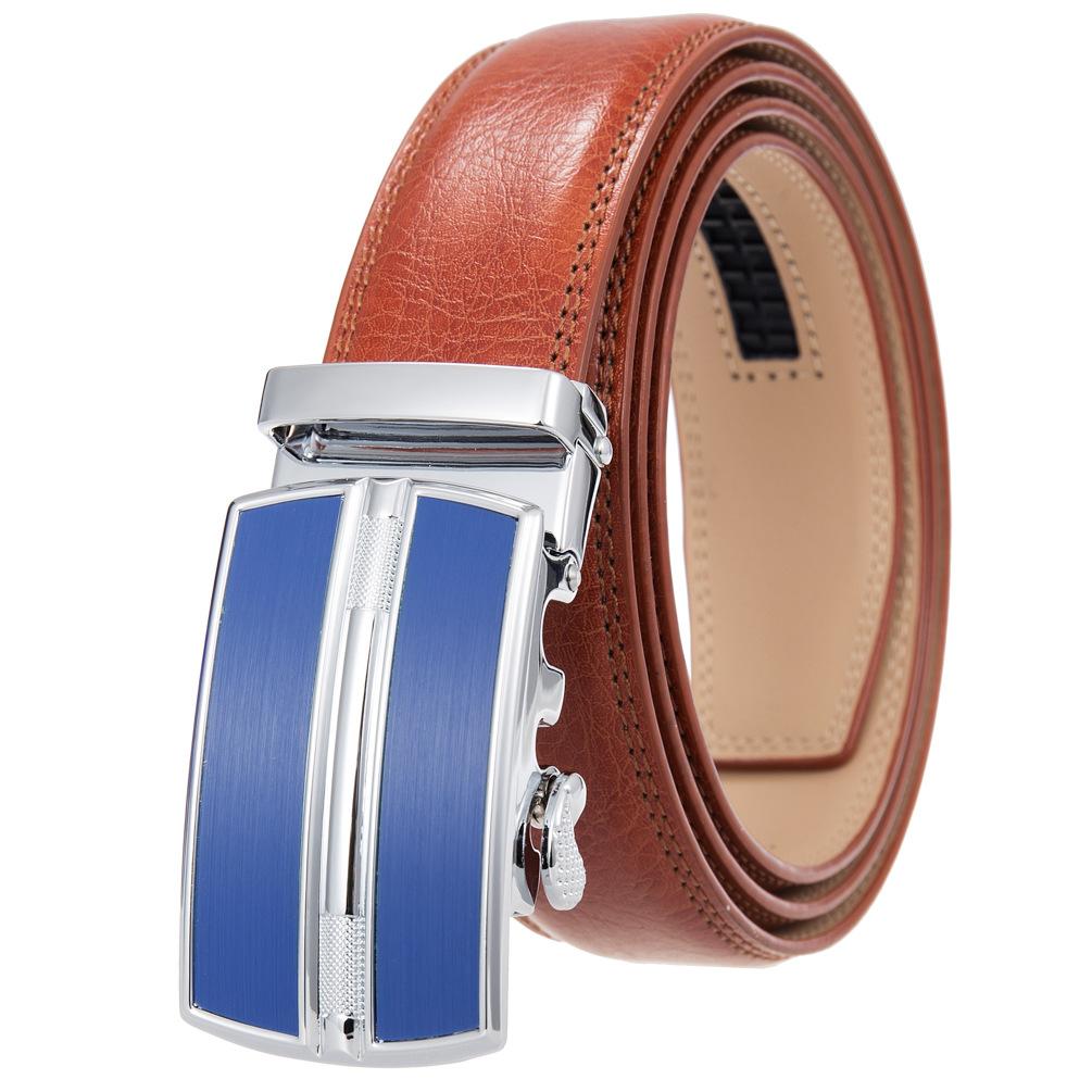 5шт. Ремень с автоматической пряжкой, воловья кожа, ремень, мужской Ly36-0257-1