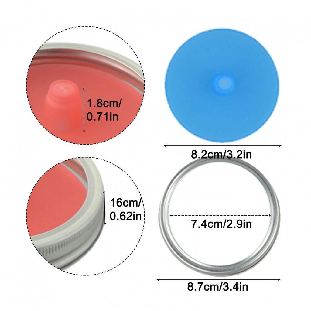 5 шт./набор крышек для ферментации ферментированных пробиотических пищевых продуктов, абсолютно новые