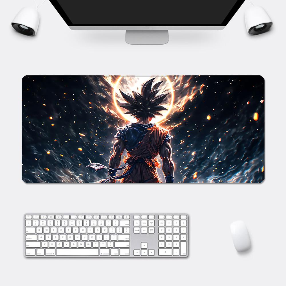 Anime Goku D-Dragons Balls Mousepad HD Printing Computer Gamers Locking Edge Non-slip Mouse Pad XXLcm Keyboard PC Desk Pad